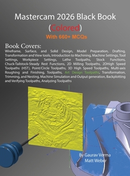Hardcover Mastercam 2026 Black Book: (Colored) Book