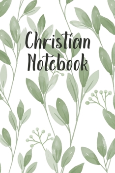 Paperback Christian Notebook: Inspirational Notepad with Scripture Verses From The Bible Book