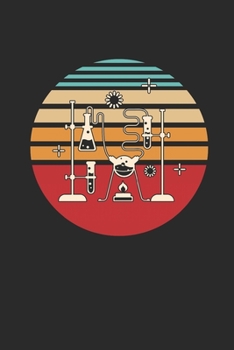 Chemistry Retro: Blank Lined Notebook (6" x 9" - 120 pages) ~ Chemistry Notebook Design for Gift / Daily Journals / School