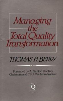 Hardcover Managing the Total Quality Transformation Book