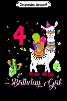 Composition Notebook: Cool Cute Alpaca Llama Cactus Girl 11th Birthday Gift  Journal/Notebook Blank Lined Ruled 6x9 100 Pages