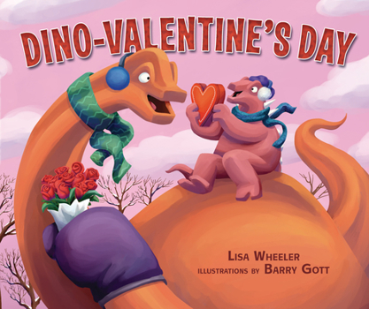 Hardcover Dino-Valentine's Day Book
