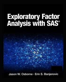Paperback Exploratory Factor Analysis with SAS Book