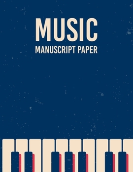 Paperback Standard Wirebound Manuscript Paper: 100 Pages of Wide Staff Paper (8.5x11), perfect for learning Book