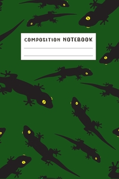 Composition Notebook: Gifts For Gecko Lovers - Notebook, Planner or Journal For Writing And Note Taking For Your Special Day.(110 Blank Lined Pages - 6x9 Inches) - Gift Idea For Friends and Family