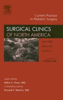 Hardcover Pediatric Surgery, an Issue of Surgical Clinics: Volume 86-2 Book