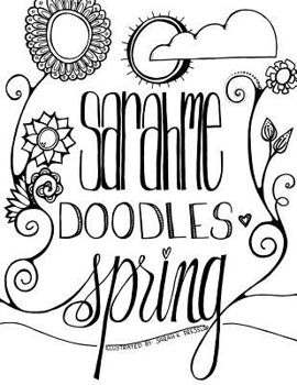 Paperback SarahMe Doodles Spring Book