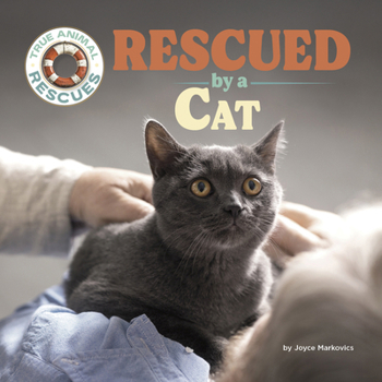 Paperback Rescued by a Cat Book