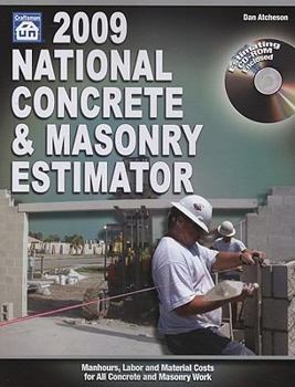 Paperback National Concrete & Masonry Estimator [With CDROM] Book