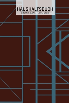 Haushaltsbuch: Art Deko Motiv mit Übersicht von Einnahmen I Ausgaben I Fälligkeiten I Wochenplaner I Variable und Fixe Kosten I 120 S