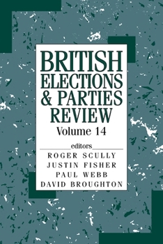 Paperback British Elections & Parties Review: Volume 14 Book