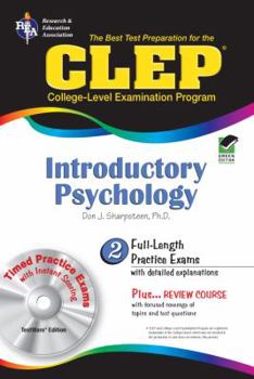 Paperback CLEP Introductory Psychology [With CDROM] Book