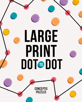 Paperback Large Print Dot-To-Dot Book