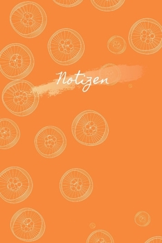 Notizen: Blanko Orange Design Heft f�r Notizen Lettering Handschrift Kreatives Geschenk f�r Kinder und Erwachsene Frauen M�nner Freundinnen und Kollegen