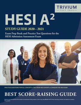 Paperback HESI A2 Study Guide 2020-2021: Exam Prep Book and Practice Test Questions for the HESI Admission Assessment Exam Book