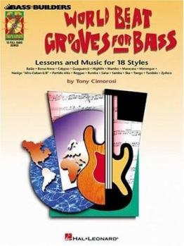 Paperback World Beat Grooves for Bass [With CD] Book