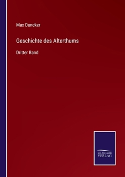 Paperback Geschichte des Alterthums: Dritter Band [German] Book