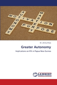 Paperback Greater Autonomy Book