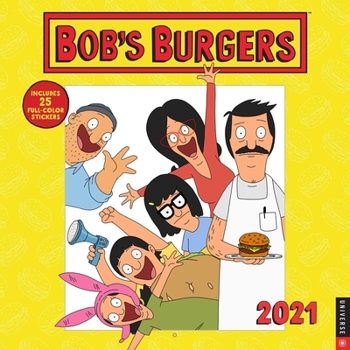 Calendar Bob's Burgers 2021 Wall Calendar Book