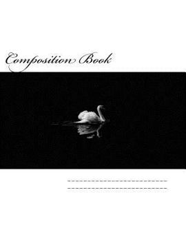 Paperback Composition Book: White Swan Book