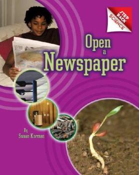 Hardcover Step Back Science: Open a Newspaper Book