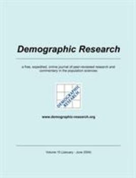 Paperback Demographic Research, Volume 10: a free, expedited, online journal of peer-reviewed research and commentary in the population sciences Book