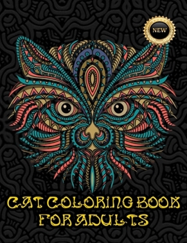 Paperback Cat Coloring Book for Adults New Book