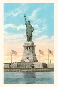 Paperback Vintage Journal Statue of Liberty Book