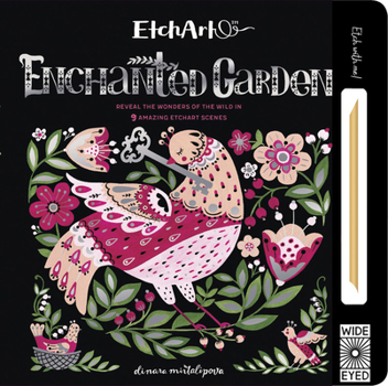 Hardcover EtchArt: Enchanted Garden Book