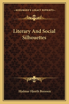 Paperback Literary And Social Silhouettes Book