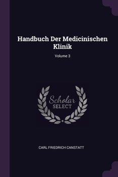 Paperback Handbuch Der Medicinischen Klinik; Volume 3 Book