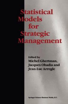 Hardcover Statistical Models for Strategic Management Book