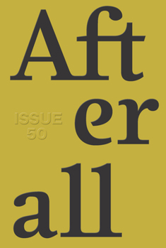 Paperback Afterall: Autumn/Winter 2020, Issue 50 Book