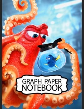 Notebook: Finding Nemo Cheerful Clownfish Adventure Fans Funny Swimming Ocean Life, Kids Elementary School Graph Paper Girls 8.5 x 11 Inches 110 Pages