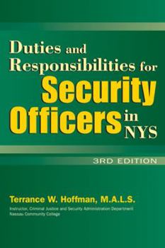 Paperback Duties & Responsibilities for NYS Security Officers Book