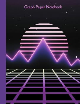 Paperback Graph Paper Notebook 8.5" x 11" For Math Science Students School College Engineering Graph Notebook: Designer Front & Back Covers Quadrille Quad Ruled 5 X 5 Grid Paper Composition Notebook Journal Book