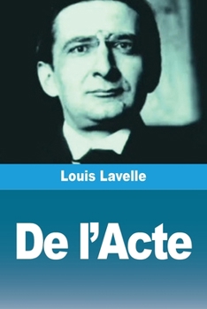 Paperback De l'Acte [French] Book