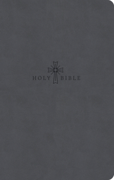 Imitation Leather CSB Premium Gift Bible, Easy-To-Read Optimal Type, Charcoal Leathertouch Book