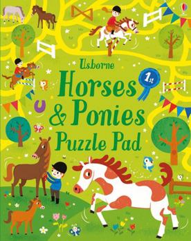 Paperback Horses And Ponies Puzzles Pad Book