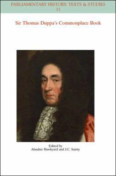 Paperback The Commonplace Book of Sir Thomas Duppa Book
