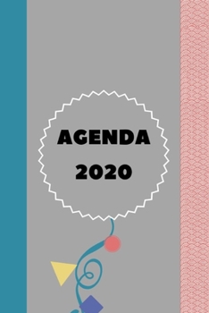 Paperback Agenda 2020: planificador anual mensual semanal 2020 I organizador mensual [Spanish] Book