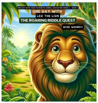 Hardcover One Day with Leo the Lion: The Roaring Riddle Quest Book