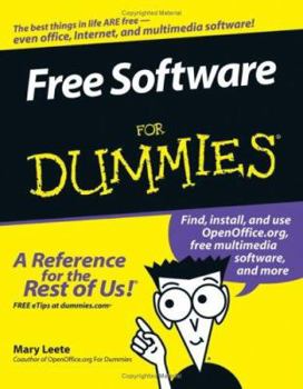 Paperback Free Software for Dummies Book