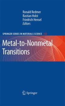 Paperback Metal-To-Nonmetal Transitions Book