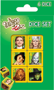 Board Game Wizard of Oz Dice Set Book