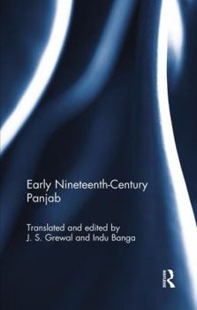 Paperback Early Nineteenth-Century Panjab Book