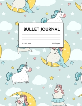 Bullet Journal: Nifty Unicorn Dot Grid Notebook - Dotted Note Pad for Kids, Girls, Teens, Tweens, Women - Gifts for Birthday and Christmas | Creative Art 00536