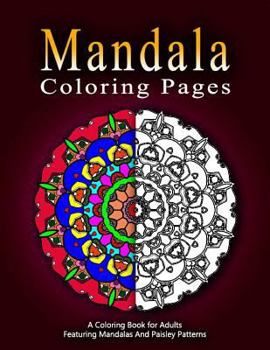 Paperback MANDALA COLORING PAGES - Vol.10: adult coloring pages Book