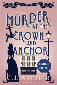 Paperback Murder at the Crown and Anchor: Large Print [Large Print] Book