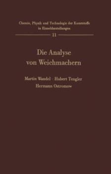 Paperback Die Analyse Von Weichmachern [German] Book
